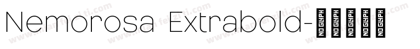 Nemorosa Extrabold字体转换
